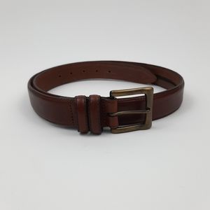 Dockers Brown Leather Belt with Hidden Zippered Money Belt Size 38